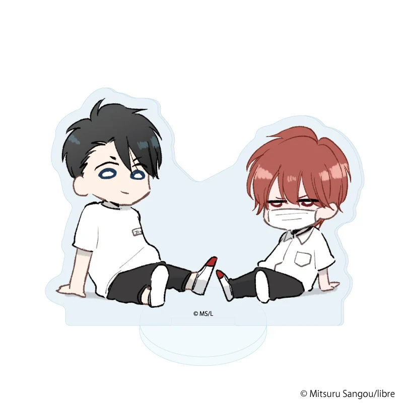 (Goods - Acrylic Stand) Mask Danshi: This Shouldn't Lead to Love Acrylic Petit Stand 01 (Official Art) (Blind Box -Single) - Image 5