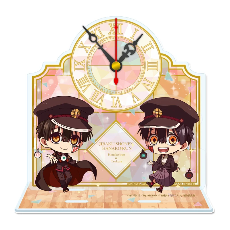 (Goods - Clock) TV Anime - Toilet-bound Hanako-kun Season 2 Puchichoco Mini Acrylic Table Clock (Hanako-kun & Tsukasa)