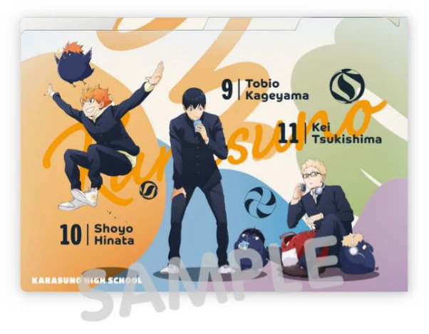 [Haikyu!!] Playing Mascot Karasuno High 3 Pockets File Folder