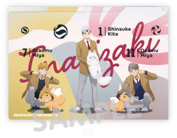 [Haikyu!!] Playing Mascot Inarizaki High 3 Pockets File Folder