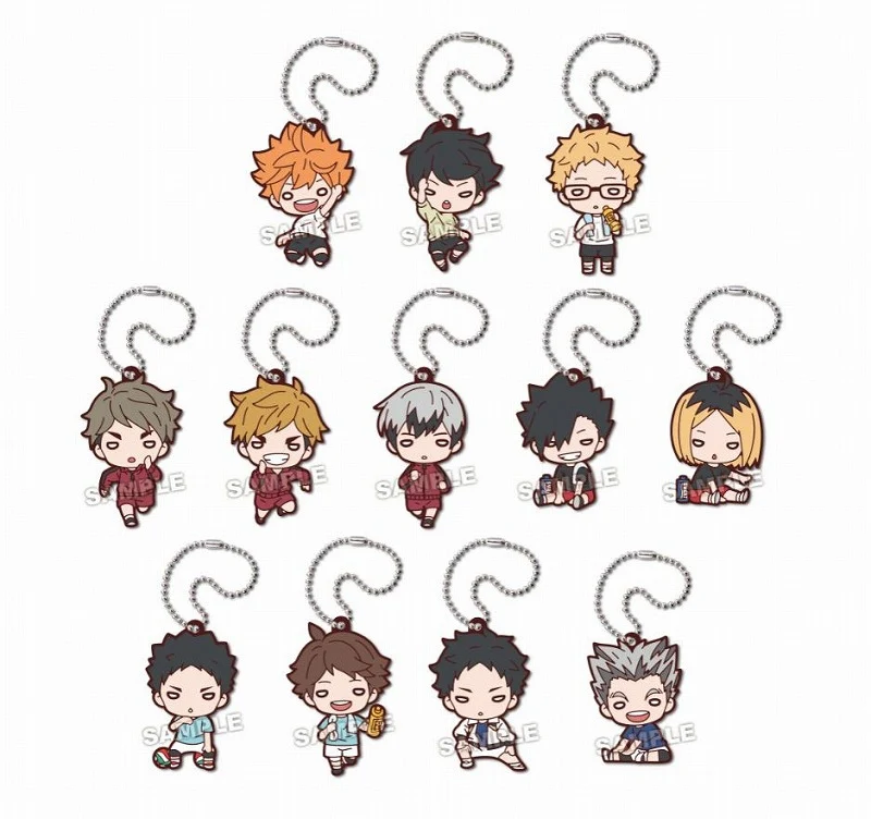 [Haikyu!!] Nitotan TRAINING MENU Rubber Mascot (Blind Box -Single)
