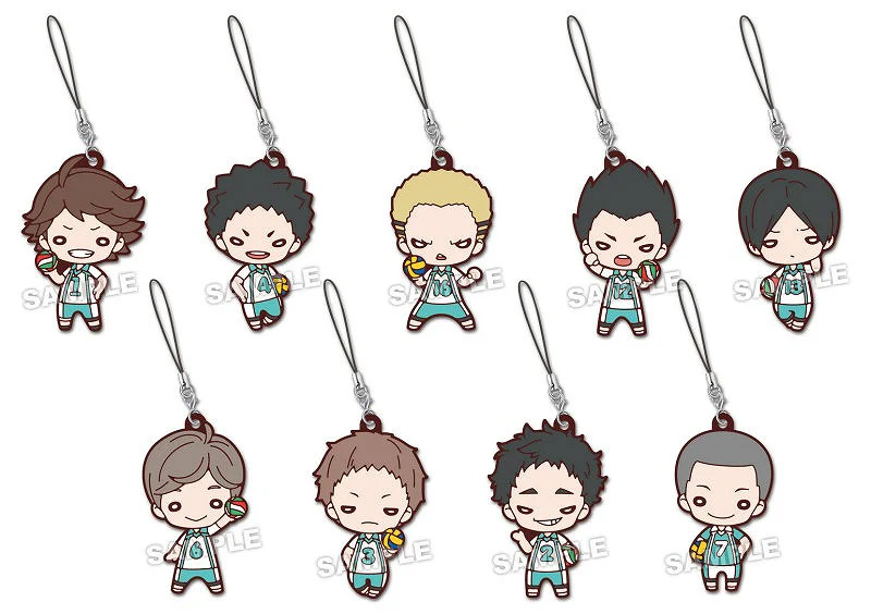 [Haikyu!!] Nitotan Aoba Johsai High Rubber Strap Mascot (Blind Box -Single)