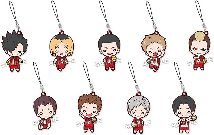 [Haikyu!!] Nitotan Nekoma High Rubber Strap Mascot (Blind Box -Single)