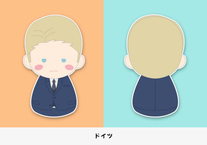 [Hetalia] FUKUBUKU Collection Trading Mascot (Blind Box -Single) - Image 2