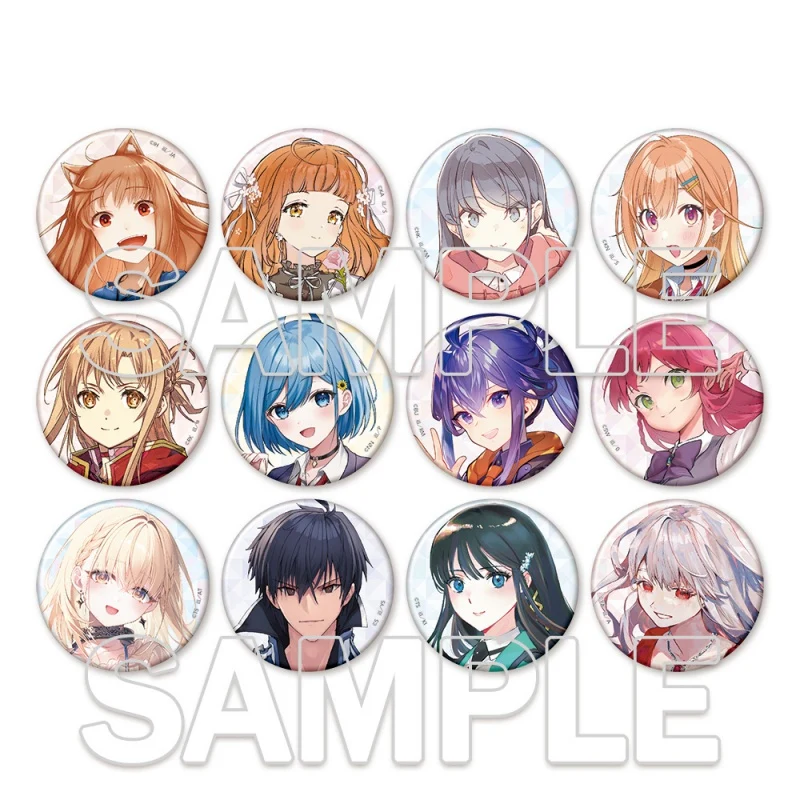 [Dengeki Bunko] 30th Anniversary Trading Button Badge