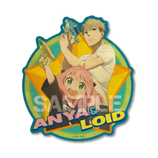 [SPY x FAMILY] Luggage Sticker 5. Anya & Loid