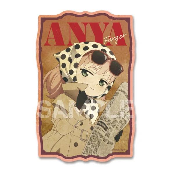 [SPY x FAMILY] Luggage Sticker 7. Anya Playing Spy
