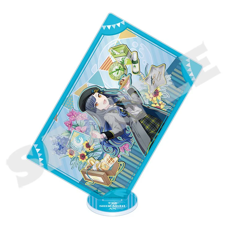 (Goods - Acrylic Stand) Hatsune Miku: Colorful Stage! Anniversary/Birthday Art 2022-2023 Card-shaped Acrylic Stand An Shiraishi