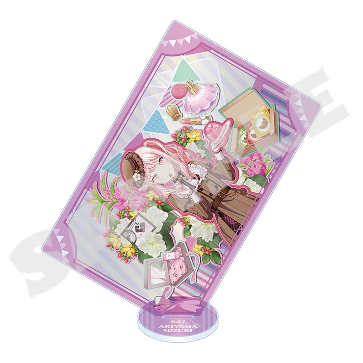 (Goods - Acrylic Stand) Hatsune Miku: Colorful Stage! Anniversary/Birthday Art 2022-2023 Card-shaped Acrylic Stand Mizuki Akiyama