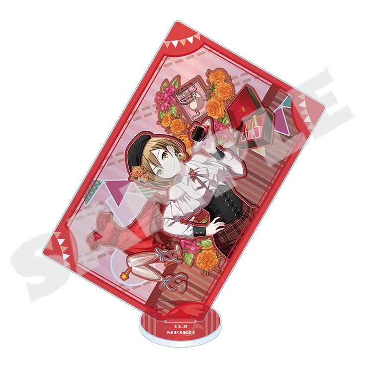 (Goods - Acrylic Stand) Hatsune Miku: Colorful Stage! Anniversary/Birthday Art 2022-2023 Card-shaped Acrylic Stand MEIKO