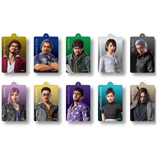 (Goods - Keychain) Yakuza: Like a Dragon Acrylic Keychain Collection vol. 2 (Blind Box -Single)