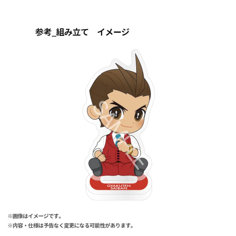 (Goods - Acrylic Stand) [Ace Attorney] 456 Odoroki Sitting Acrylic Stand (Blind Box -Single) - Image 3
