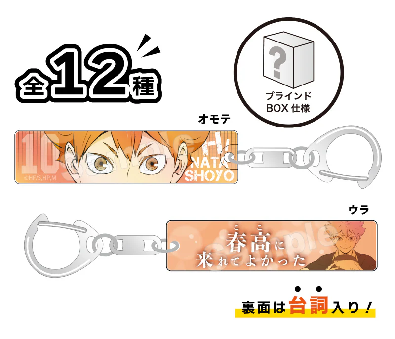 [Haikyu!!] Trading Eye-Catching Acrylic Keychain Collection (Blind Box -Single)