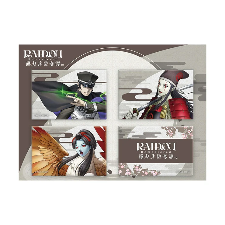 (Goods - Badge) Raidou Remastered: The Mystery of the Soulless Army Button Badge Set - Image 2