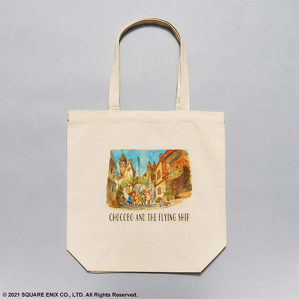 [Final Fantasy] Chocobo and the Airship Tote Bag