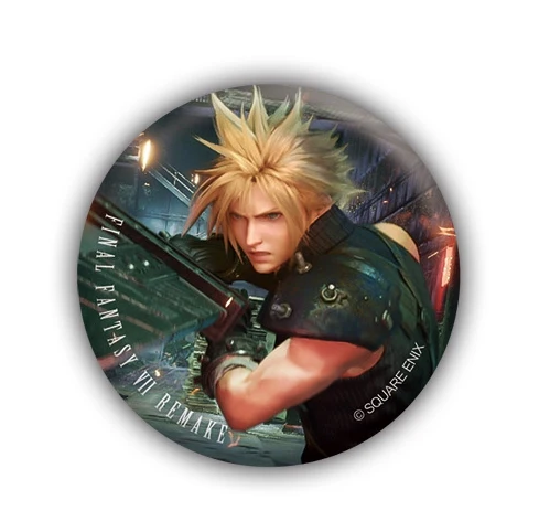 [Final Fantasy] Button Badge Collection Cloud Strife vol. 2 (Blind Box -Single) - Image 2