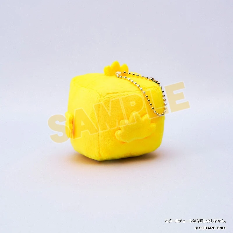 [Final Fantasy] Cube Shaped Plush Keychain /Chocobo (Small) - Image 2