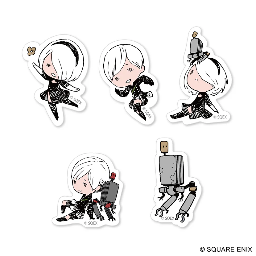 (Goods - Sticker) NieR Sticker Set Automata