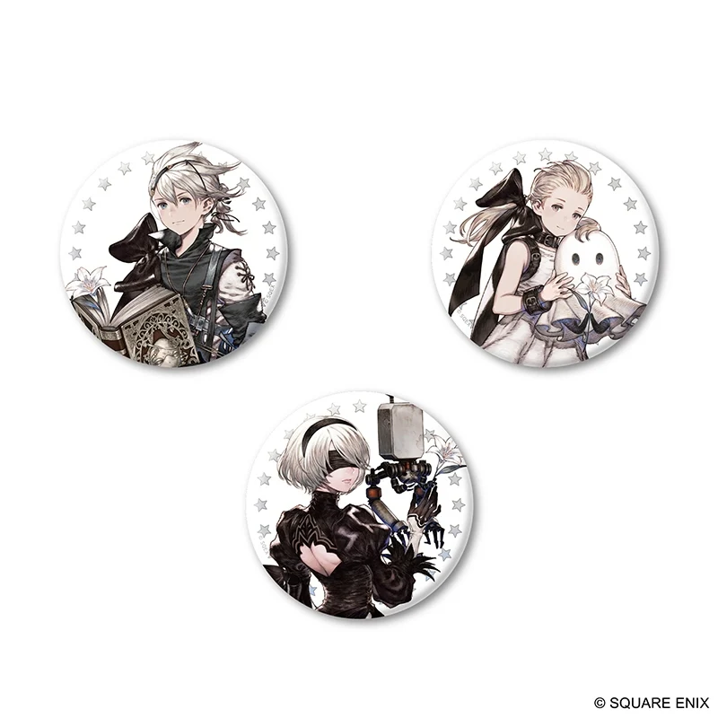 (Goods - Badge) NieR Series 15th Anniversary Button Badge Set