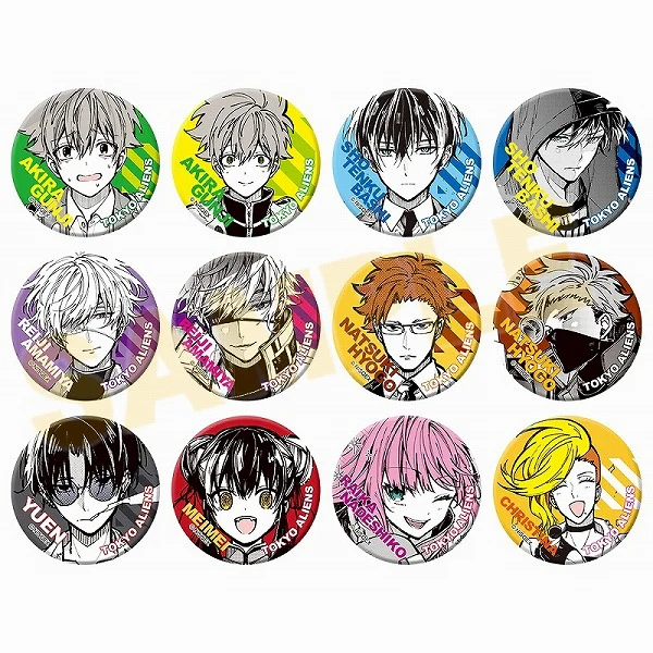[Tokyo Aliens] Trading Comic Button Badge (Blind Box -Single)