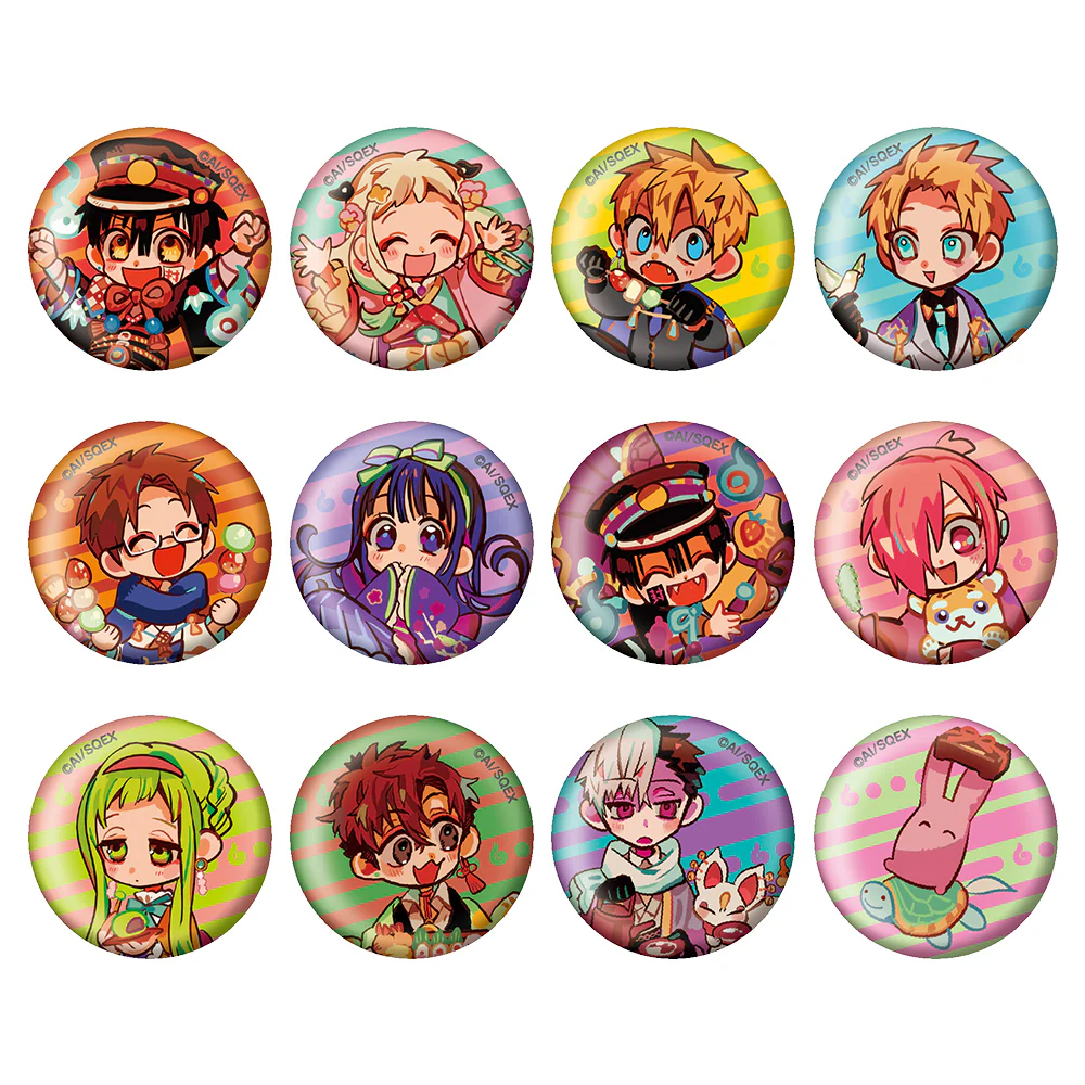 (Goods - Badges) Toilet-bound Hanako-kun Trading Mini Badge 10th Anniversary (Blind Box -Single)