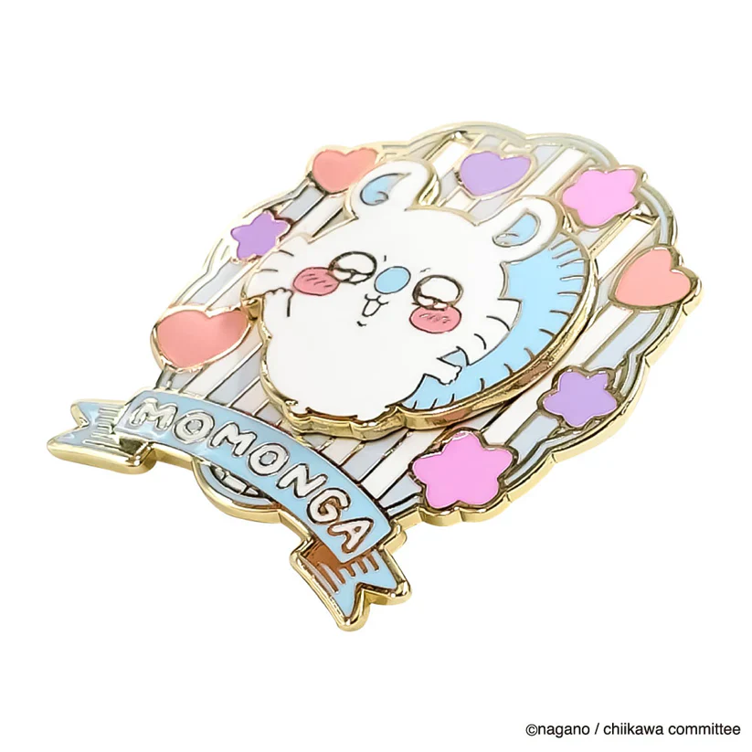 (Goods - Badge) Chiikawa Pin Badge Momonga - Image 3