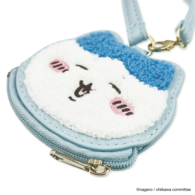 (Goods - Pouch) Chiikawa Face Mini Pouch Hachiware - Image 3