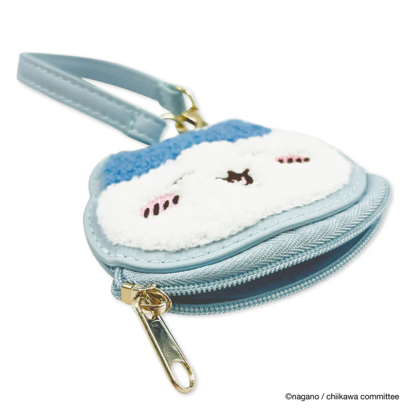 (Goods - Pouch) Chiikawa Face Mini Pouch Hachiware - Image 4