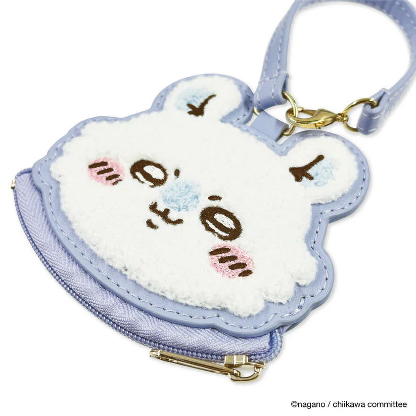 (Goods - Pouch) Chiikawa Face Mini Pouch Momonga - Image 3