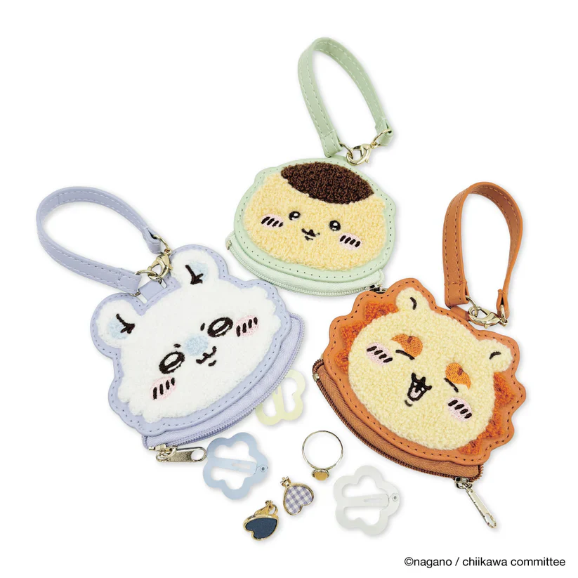 (Goods - Pouch) Chiikawa Face Mini Pouch Momonga - Image 5