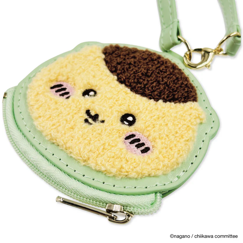 (Goods - Pouch) Chiikawa Face Mini Pouch Kurimanju - Image 3