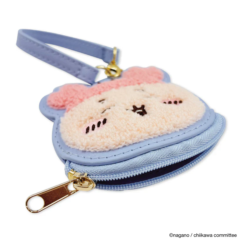 (Goods - Pouch) Chiikawa Face Mini Pouch Furuhonya - Image 3