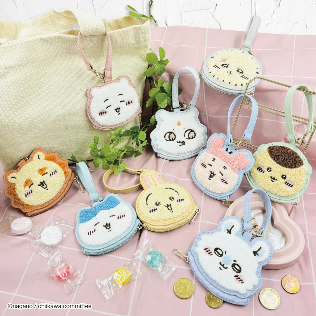 (Goods - Pouch) Chiikawa Face Mini Pouch Usagi - Image 7
