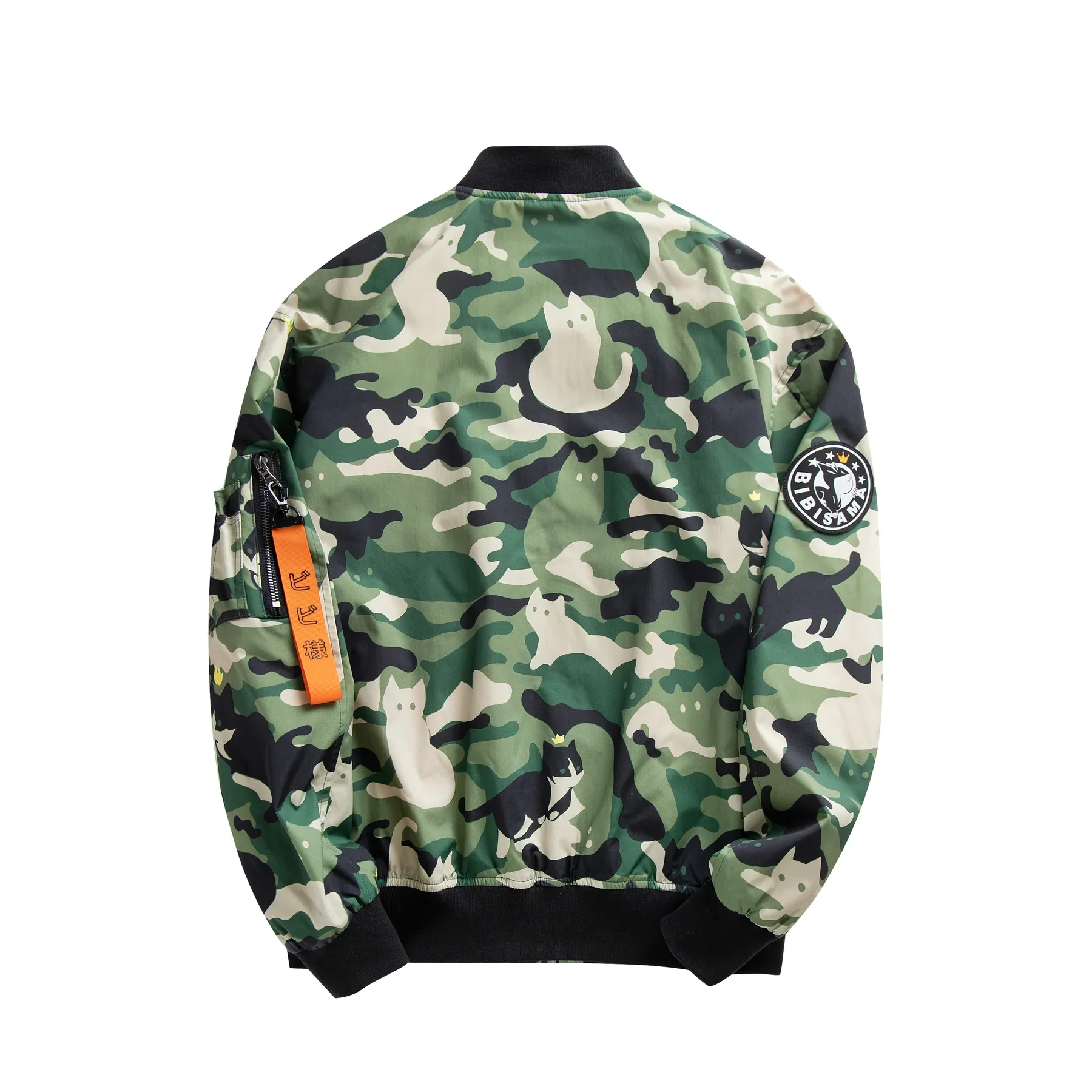 (Goods - Apparel) Bibisama Bomber Jacket Cat'mouflage Forest Camo - Image 2