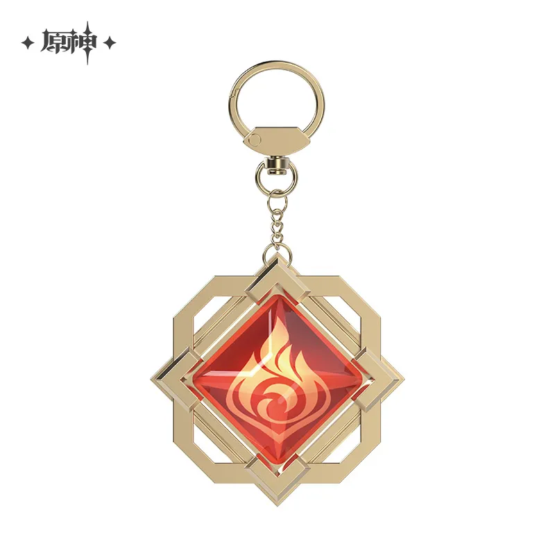 [Genshin Impact] Ornament Keychain Liyue-Pyro