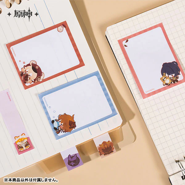 [Genshin Impact] Chibi Character Sticky Note Set - Image 3