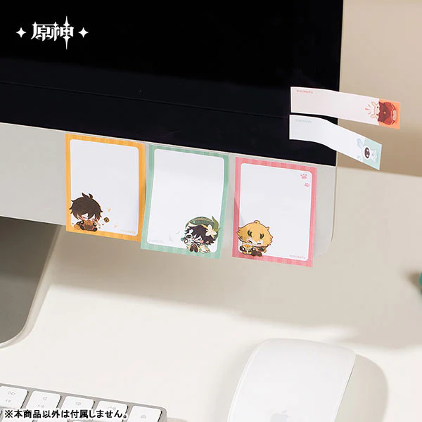 [Genshin Impact] Chibi Character Sticky Note Set - Image 4