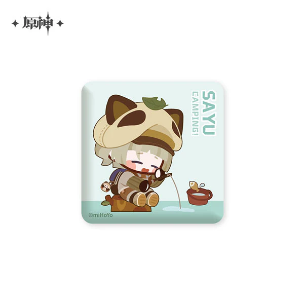 [Genshin Impact] Go Camping! Series Square Button Badge / Sayu