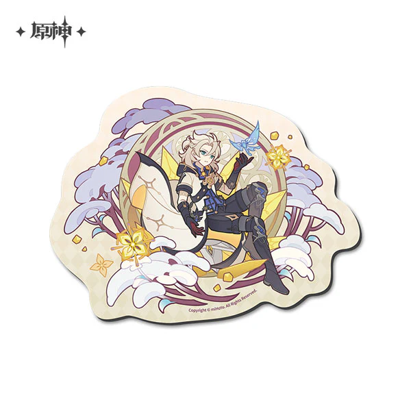 [Genshin Impact] Windblume's Breath Theme Die-Cut Mouse Pad /Albedo