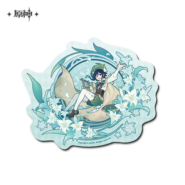 [Genshin Impact] Windblume's Breath Theme Die-Cut Mouse Pad /Venti