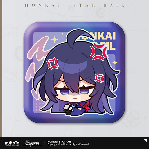 [Honkai: Star Rail] Pom-Pom's Exhibition Hall Square Button Badge / Seele