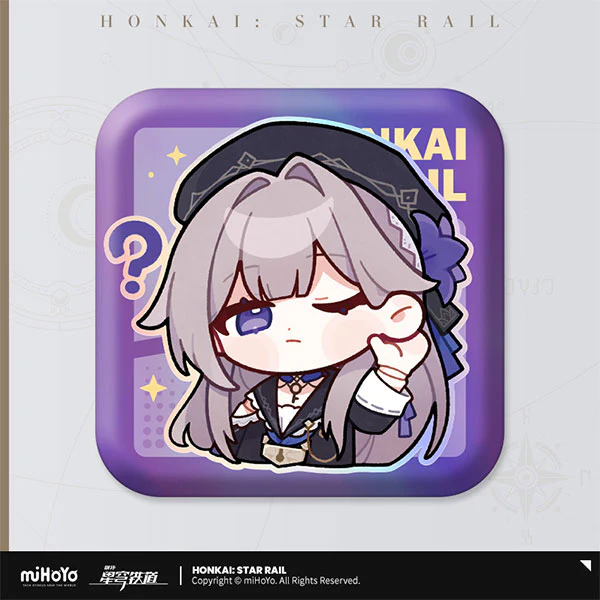[Honkai: Star Rail] Pom-Pom's Exhibition Hall Square Button Badge / Herta