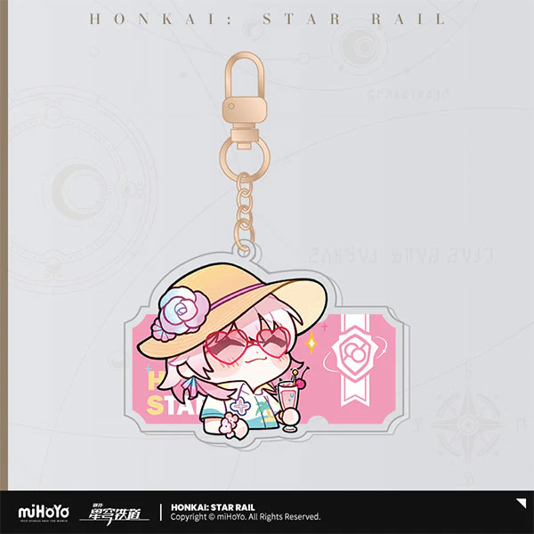 [Honkai: Star Rail] Pom-Pom Exhibition Series Keychain / March 7th