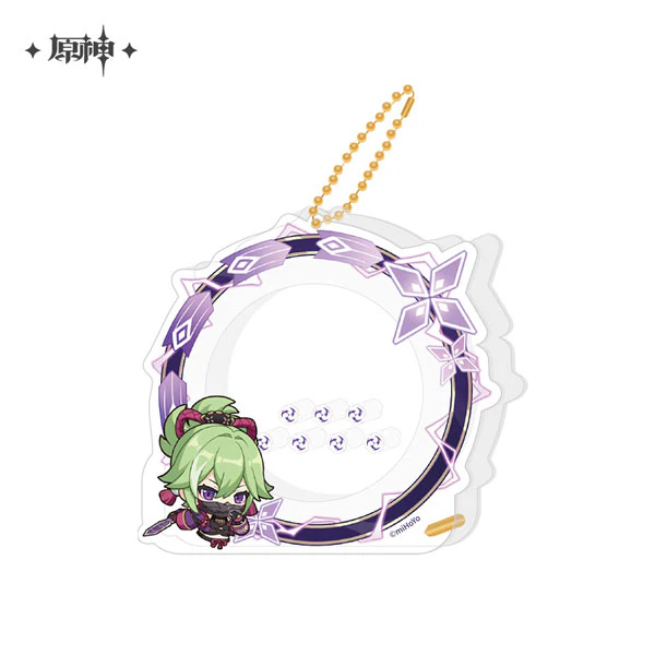 [Genshin Impact] Avatar Frame Series Button Badge Cover / Kuki Shinobu
