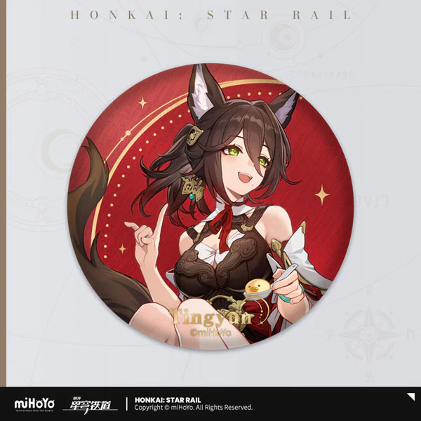 [Honkai: Star Rail] Interstellar Travel Series Button Badge / Tingyun
