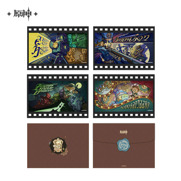 [Genshin Impact] 2023 Offline Exhibition Series Clear Card & Envelope Set / Roses and Musketeers
