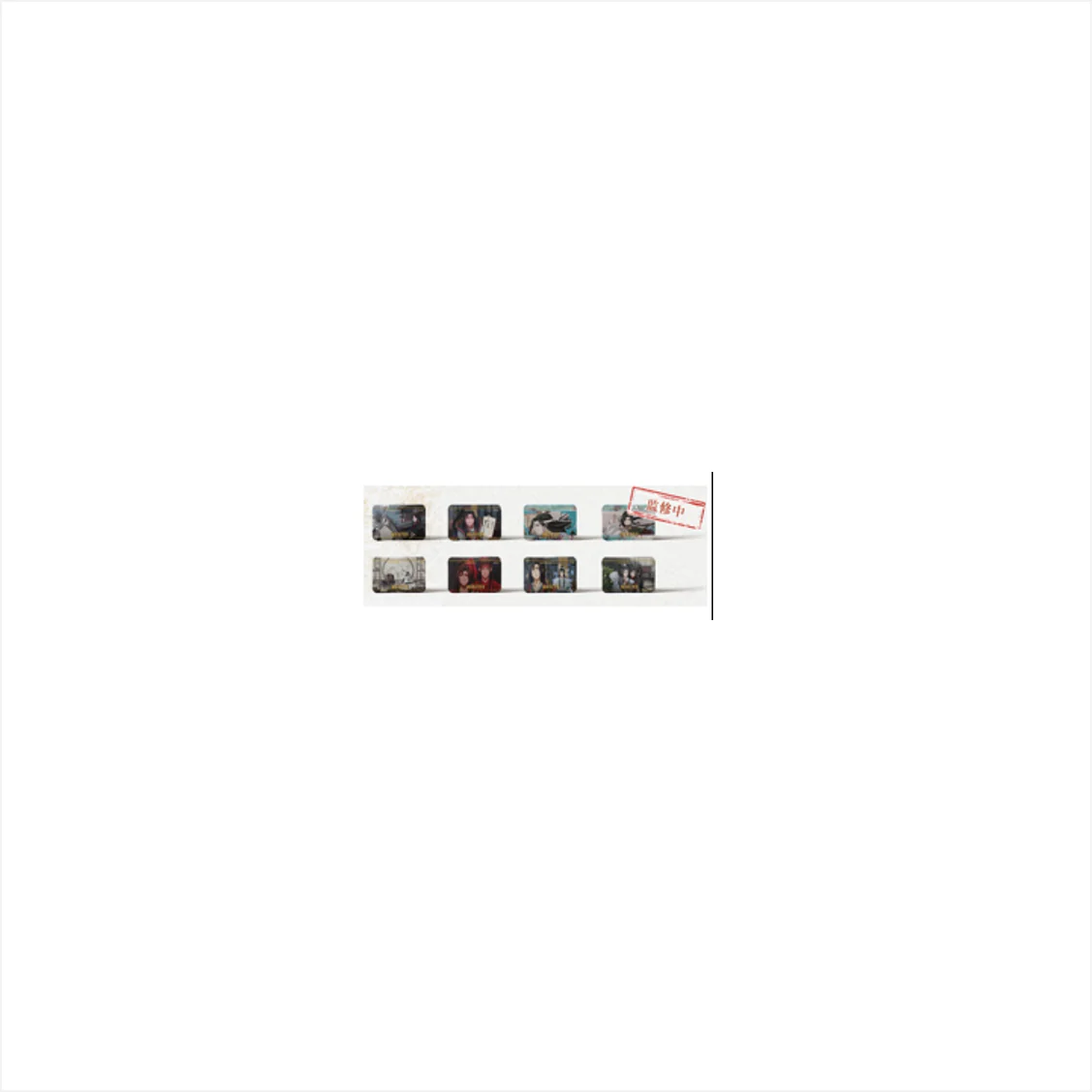 [Grandmaster of Demonic Cultivation] Trading Foil Stamped Square Button Badges (Blind Box -Single)