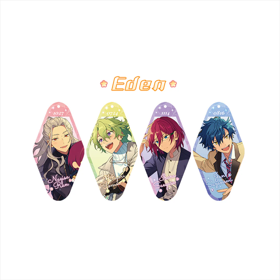 [Ensemble Stars] Hanaban Acrylic Strap Second Series / Eden (Set of 4)