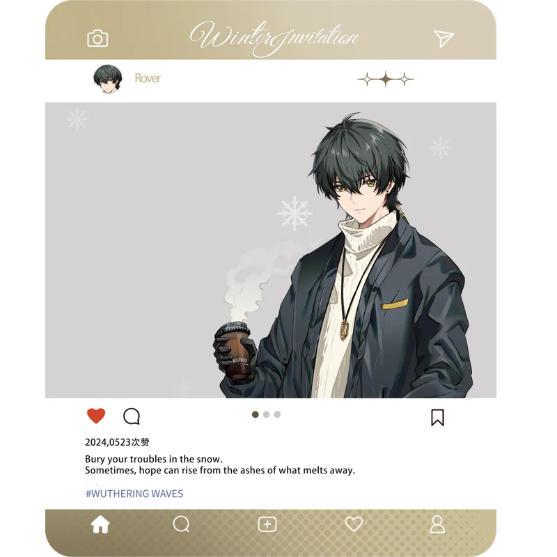 [Wuthering Waves] Winter Invitation Clear Card / Rover