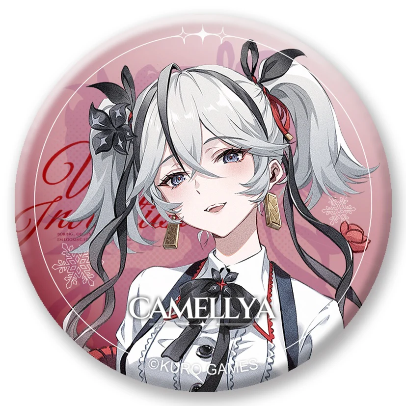 [Wuthering Waves] Winter Invitation Button Badge / Camellya